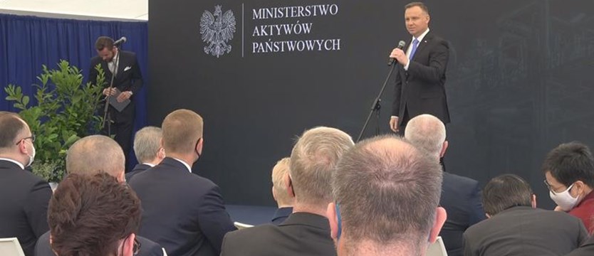 Prezydent Andrzej Duda w Policach. Polimery na światowym poziomie nowoczesności