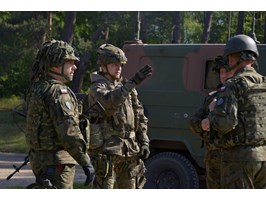 Żołnierze 12. Brygady Zmechanizowanej ćwiczą na Defender Europe 20 Plus