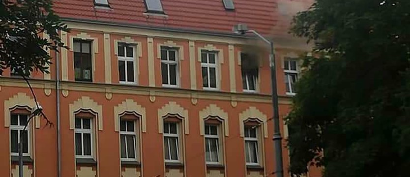 Pożar mieszkania przy ul. Niemierzyńskiej w Szczecinie
