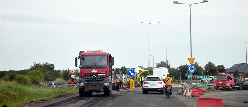 Rondo będzie jak nowe. Roboty drogowe na S10 od strony Stargardu