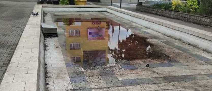 Gryfińskie fontanny – nieczynne i brudne