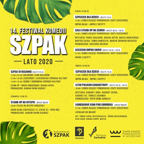 Festiwal Komedii Szpak 2020 program