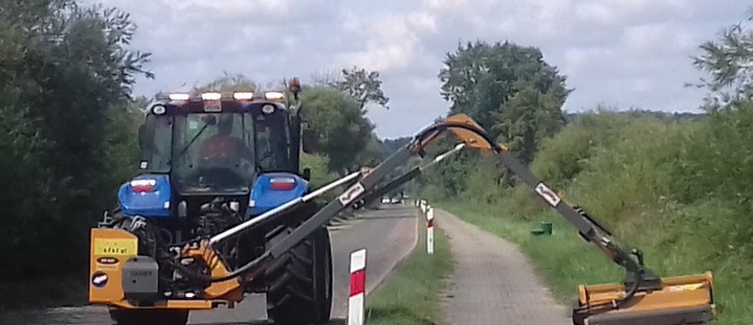 Letnich porządków przy drodze Gryfino-Mescherin ciąg dalszy