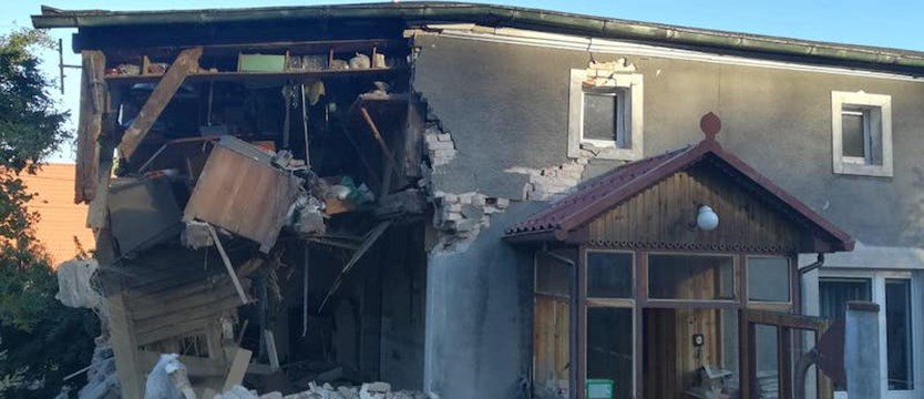 Groźny wybuch bojlera zniszczył dom w gminie Gryfino