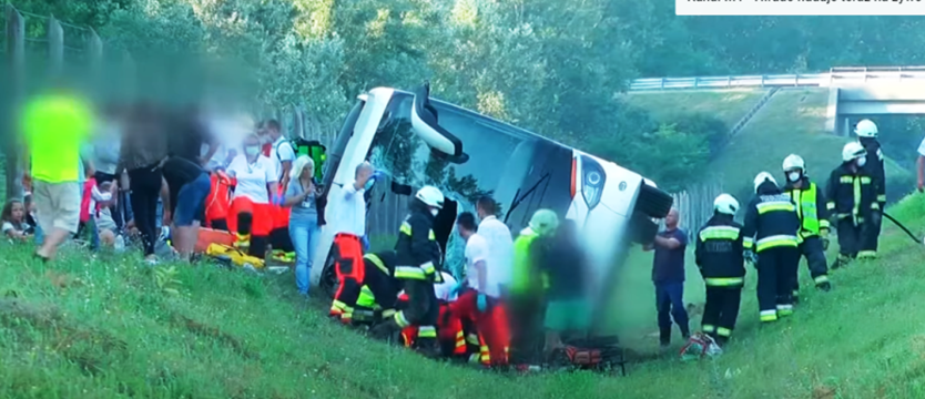 Wypadek polskiego autokaru na Węgrzech. Jedna osoba nie żyje