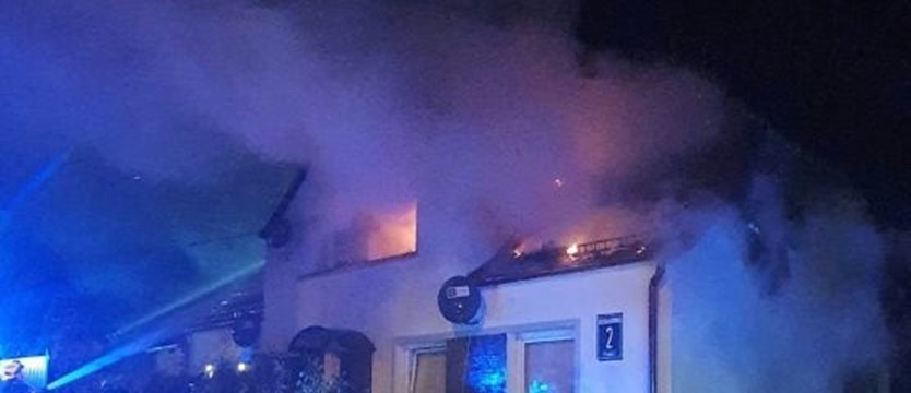 Palił się dom jednorodzinny w Barlinku