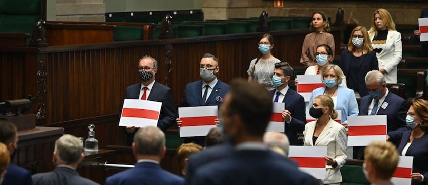 Sejm potępił represje na Białorusi i sfałszowanie wyników wyborów
