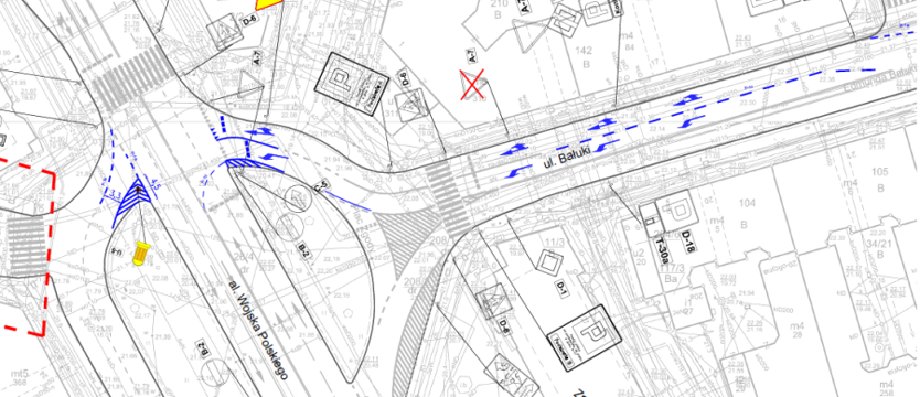 Zmiana organizacji ruchu na ul. Edmunda Bałuki