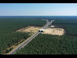 Utrudnienia na autostradzie A6 – nowy wykonawca kończy budowę przejścia dla zwierząt