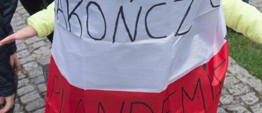 Marsz „Zakończyć plandemię!” przeszedł ulicami Warszawy