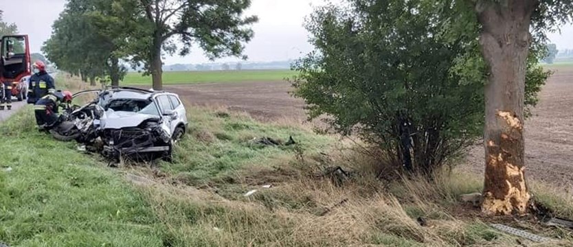 Groźny wypadek na trasie Pyrzyce - Mielęcin
