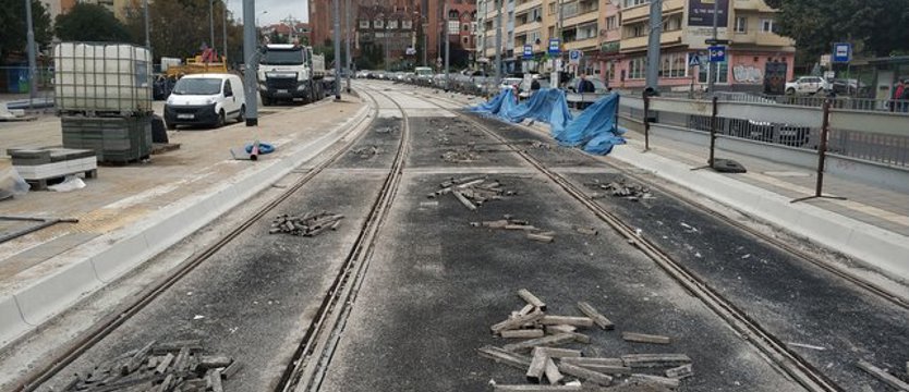 Przebudowa ul. Wyszyńskiego. Na przełomie miesiąca tramwajem przez Odrę