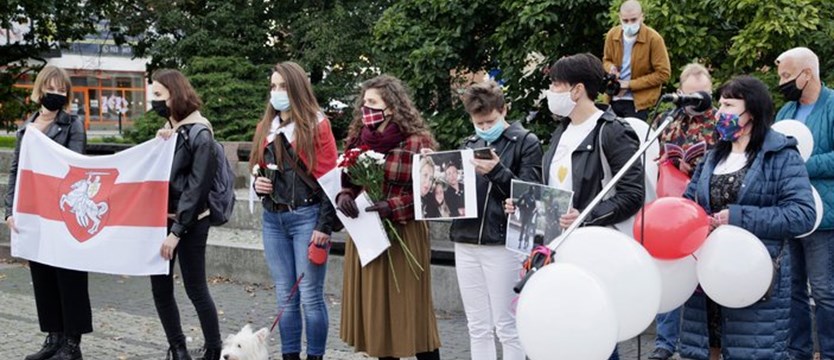 Maszerowali w solidarności z kobietami Białorusi
