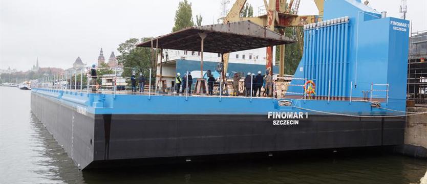 Chrzest wielofunkcyjnego pontonu „Finomar 1”