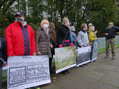 Protest w obronie drzew w Szczecinie