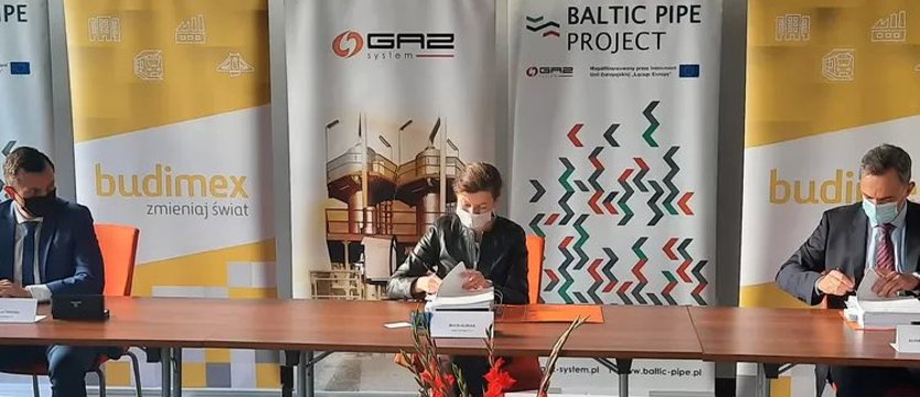 Baltic Pipe. Podpisali umowę na budowę lądowego gazociągu z Goleniowa