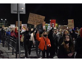 Protest kobiet w Stargardzie coraz głośniejszy