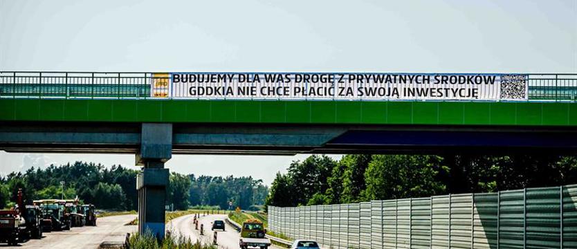 Protest nad S3. Wykonawca nadal czeka na pieniądze