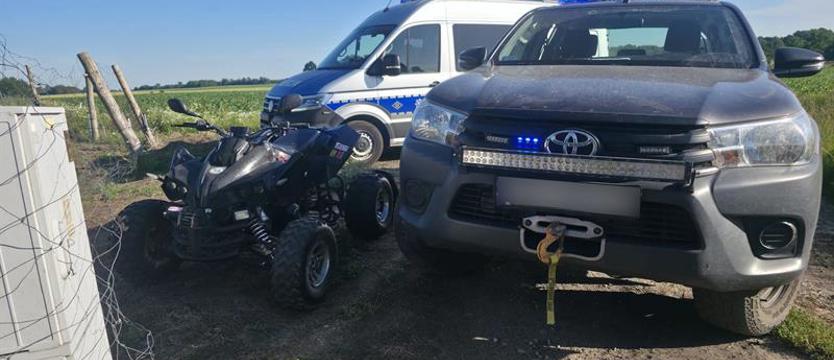 Pościg za quadem w lesie. 17-latek odpowie za swoje decyzje