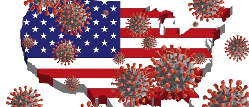 Ponad 20 mln przypadków koronawirusa w USA. W ciągu doby zmarło 3,4 tys. osób