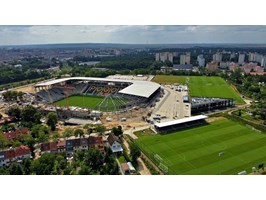 Na Stadionie Miejskim w Szczecinie powstaje trybuna północna