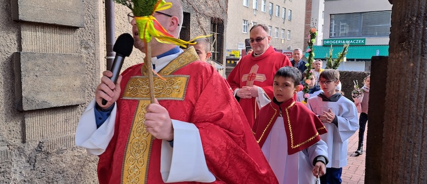 Procesja w Niedzielę Palmową