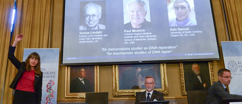 Nobel za naprawę DNA (akt.)
