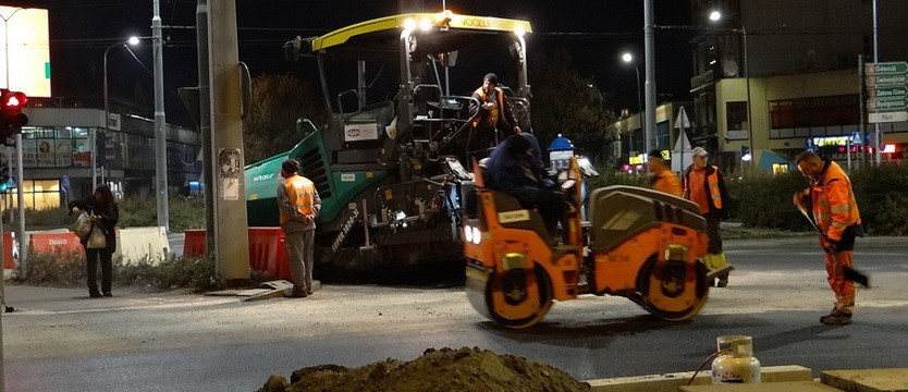 Na asfaltowanie jezdni wystarczyła doba
