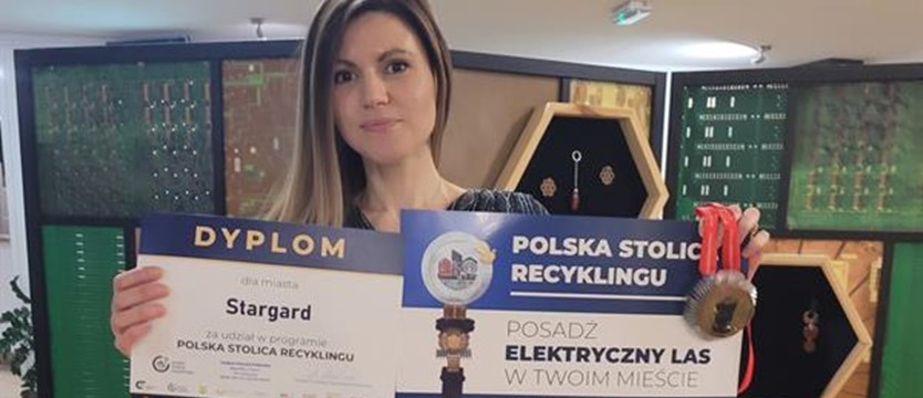 Polska Stolica Recyklingu. Stargard dostał medal i bon