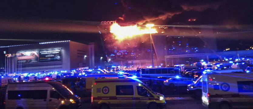 Państwo Islamskie przyznało się do ataku na salę koncertową pod Moskwą