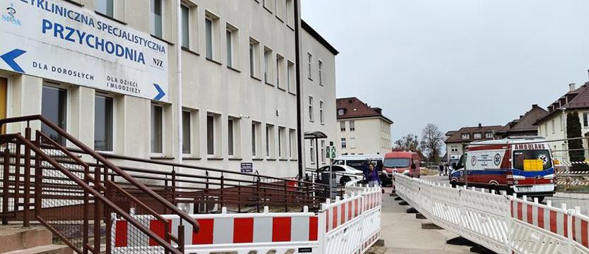 Utrudnienia w ruchu na terenie szpitala przy Unii Lubelskiej