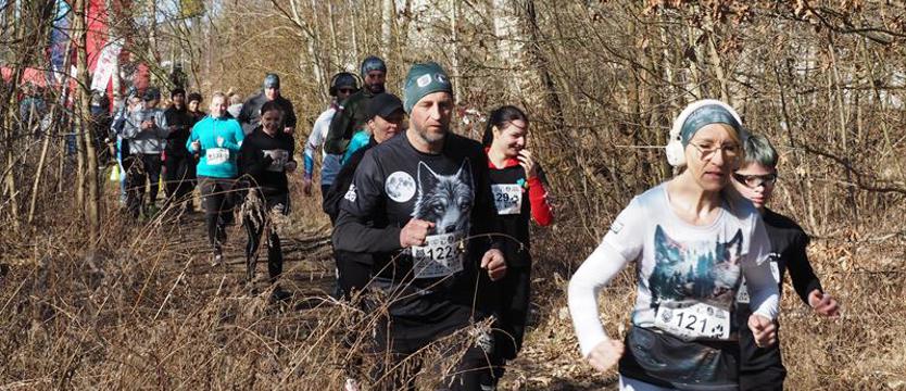 Bieg Tropem Wilczym w Policach wśród ruin starej fabryki