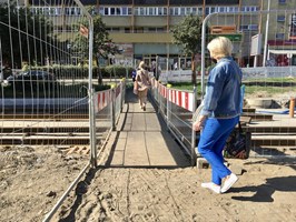 Przejście na metr, piach i gruz. Obrazek szczecińskiej „torowej rewolucji"