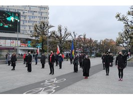 Hymn Polski i „Oda do radości” na placu Adamowicza