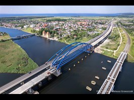 Konstrukcja nowego mostu w Wolinie już nad Dziwną