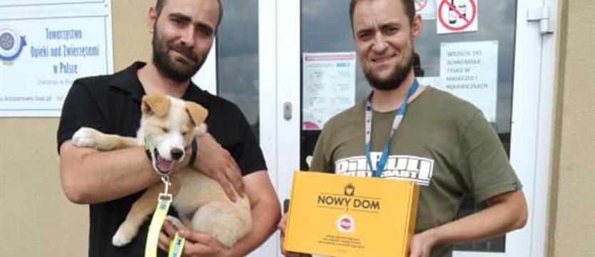 Strażak nie tylko uratował szczeniaka, który wpadł do studni. Druh ma Druhnę