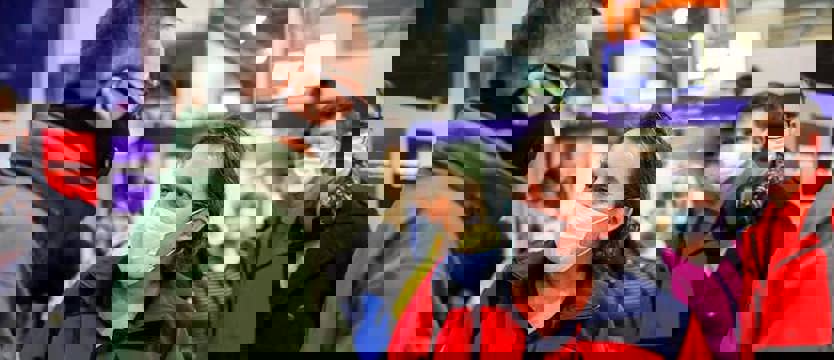 Polscy medycy polecieli do Wielkiej Brytanii pomóc kierowcom na granicy