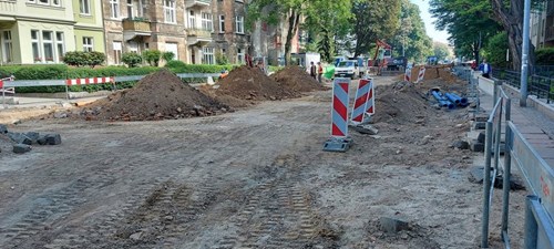 Przebudowa ulic w śródmieściu Szczecina