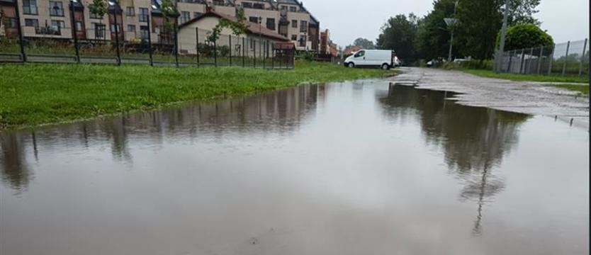 W Skarbimierzycach wciąż problem. Droga znowu zalana