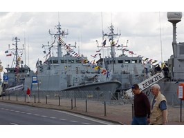 Okręty NATO przy Wałach Chrobrego w Szczecinie