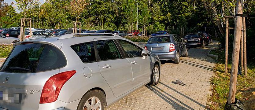Za mały parking w Dąbiu. Podróżni nie mają gdzie zaparkować