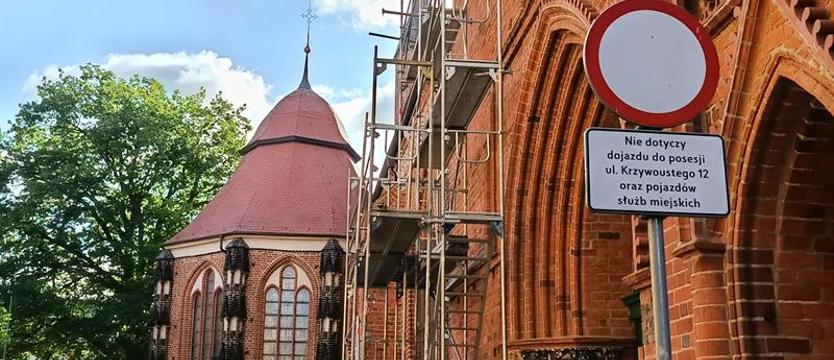 Rozpoczął się pierwszy etap remontu wieży kolegiata w Stargardzie