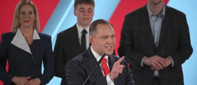 Karol Nawrocki podziękował Rafałowi Trzaskowskiemu za rywalizację