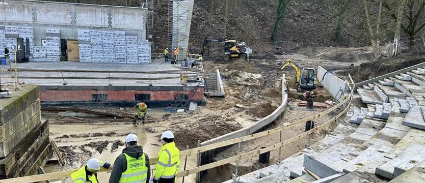 Amfiteatr w Stargardzie coraz bliżej końca