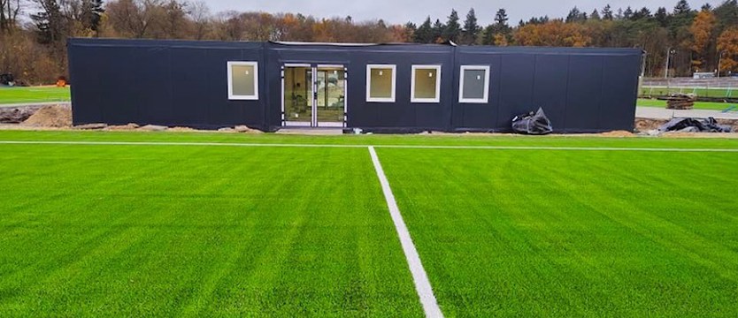 Piłka nożna. Budowa na Arkońskiej