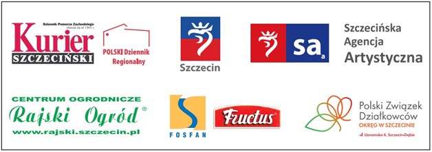 Cały Szczecin w kwiatach 2022 - pasek sponsorski