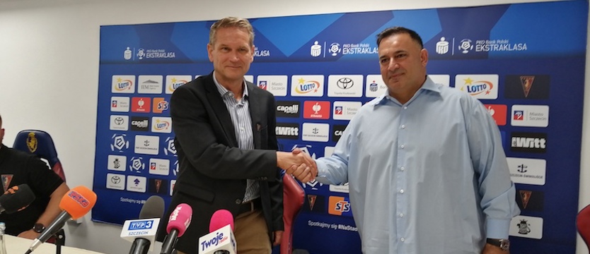 Piłka nożna. Thomas Thomasberg rozpoczyna pracę z Pogonią. Grosickiego chciał poznać już wcześniej