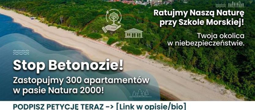 „Stop Betonozie!” w Kołobrzegu. Głośno wokół Dzielnicy Zachodniej