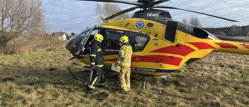 Poważne poparzenie podczas podkładania do pieca