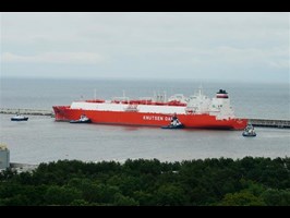 Statek „Grażyna Gęsicka” przywiózł gaz z USA